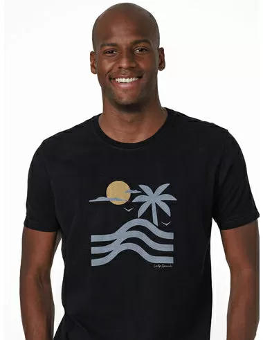 imagem de T-Shirt Silk Scenario Preto