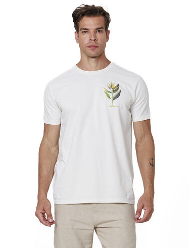 imagem de T-shirt Silk Strelitzia Off White