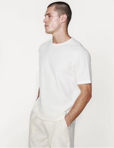 imagem de T-Shirt Thermal Loose Fit Off White