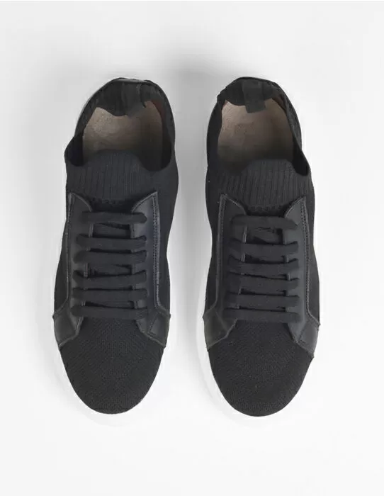 imagem do produto Tnis Knit Couro Bono