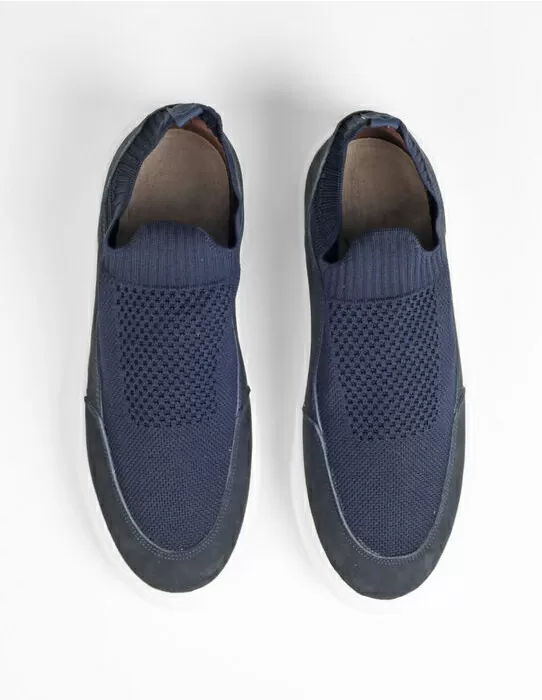 imagem do produto Tnis Knit Couro Rennes