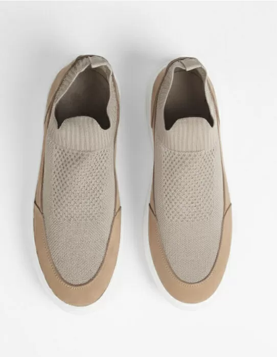 imagem do produto Tnis Knit Couro Rennes