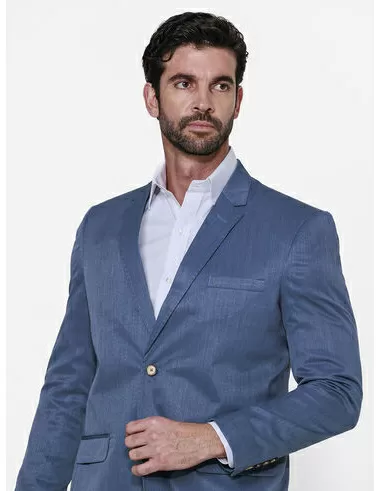 imagem de Terno Alfaiataria Melange Azul Seco