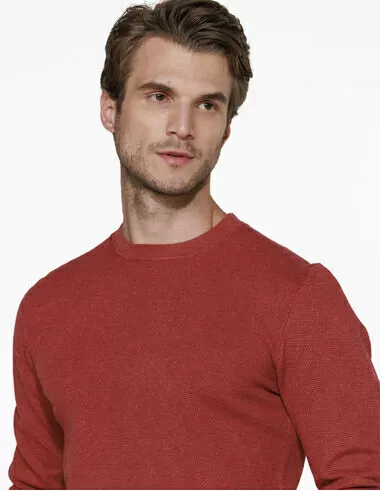 imagem de Tricot Colmeia Aspen Bordo