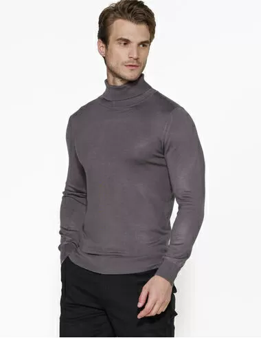 imagem de Tricot Gola Alta French Chumbo