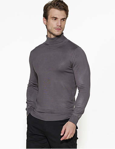 imagem de Tricot Gola Alta French Chumbo