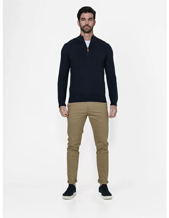 imagem do produto Tricot Meio Zper Piquet Estnia