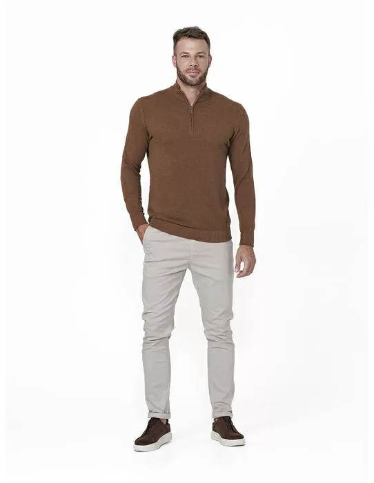 imagem do produto Tricot Meio Z�per Piquet