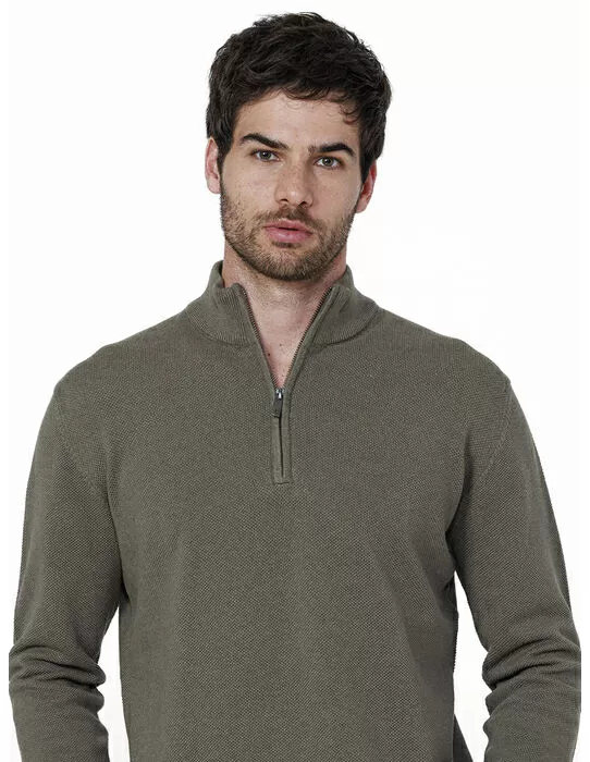 imagem do produto Tricot Meio Z�per Piquet