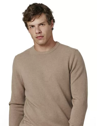 imagem de Tricot Pinpont Mallow Khaki Mescla