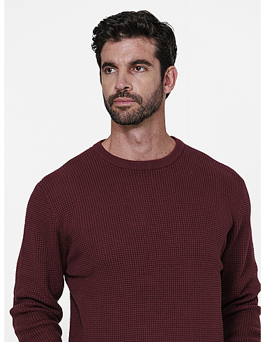 imagem de Tricot Quadrilê Polônia  Vinho