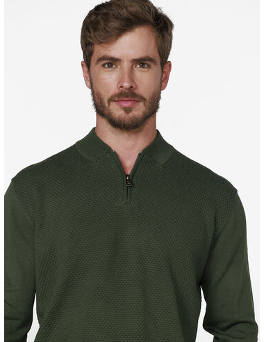 imagem de Tricot Zíper Piquet Letônia