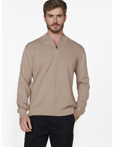 imagem de Tricot Zíper Piquet Letônia